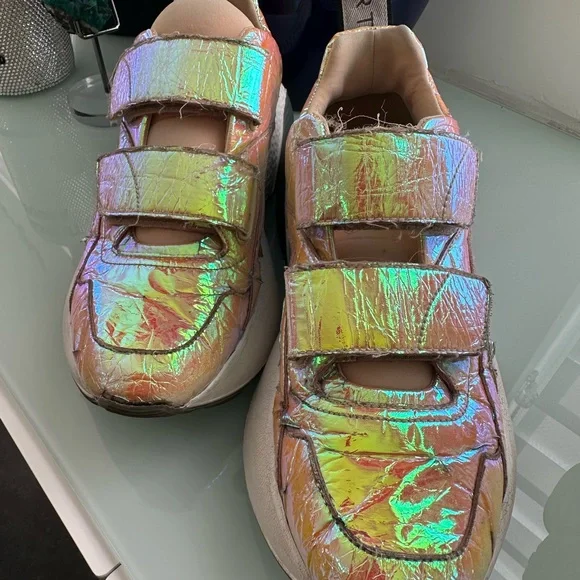 Stella McCartney Iridescent iridescent sneakers woman’s size 6 1/2 - 7 - Picture 11 of 16